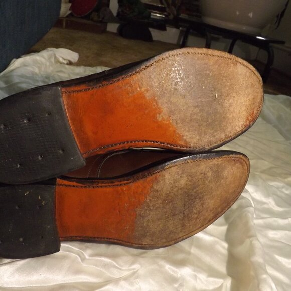 Stacy Adams Vintage Madison Boots Men’s Size 7.5 D Brown Leather - Picture 10 of 10